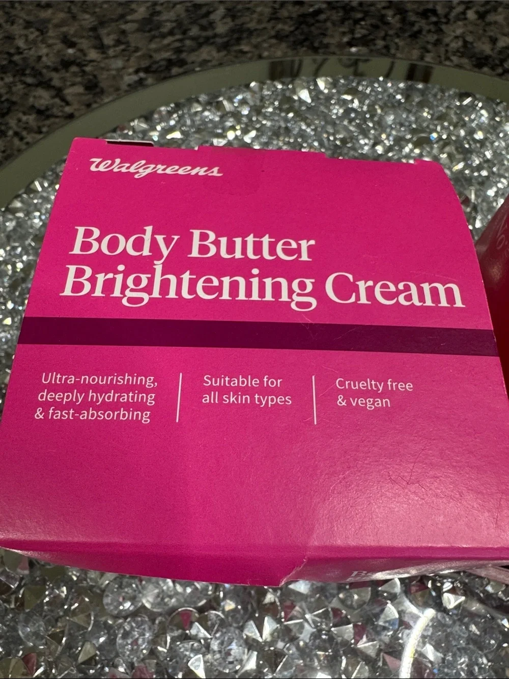 Walgreens Brightening Body Butter Cream - Pink